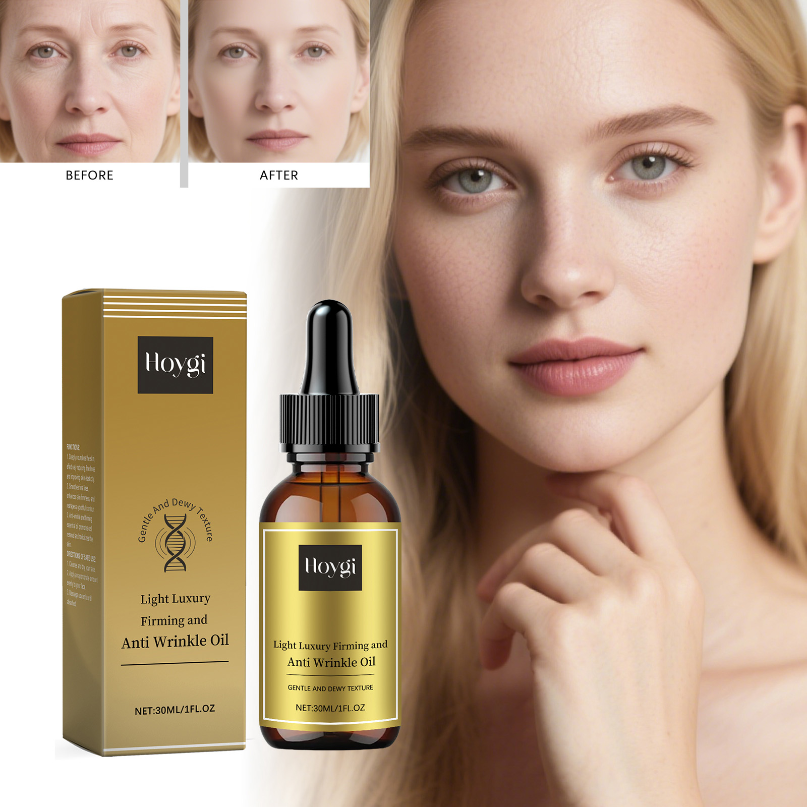 Luxury Skincare Oil - Rassodante Cura del viso Olio Lifting