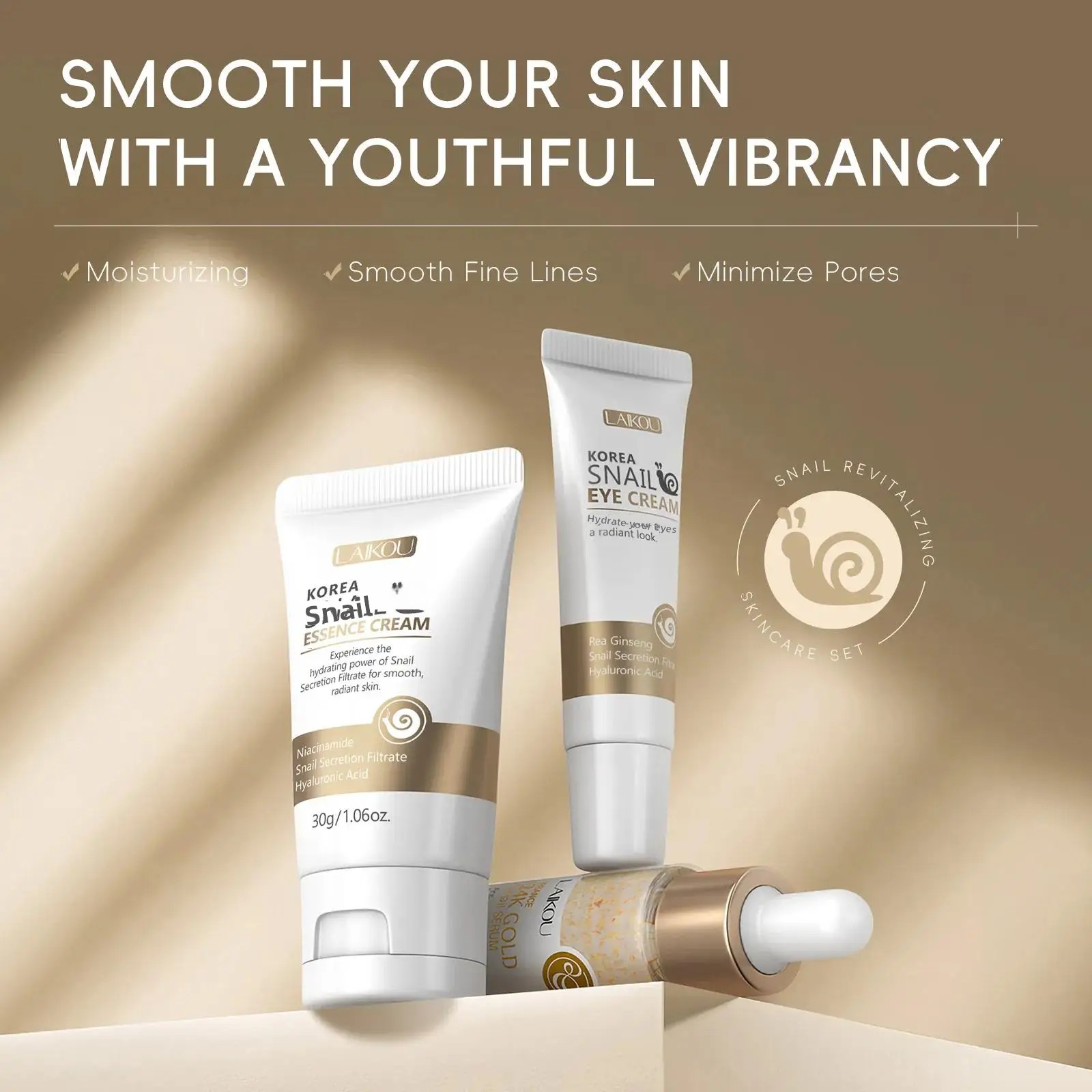 24K Oro Lumaca Siero Riparator - Luxury Skincare Set For Women recensione e prezzo
